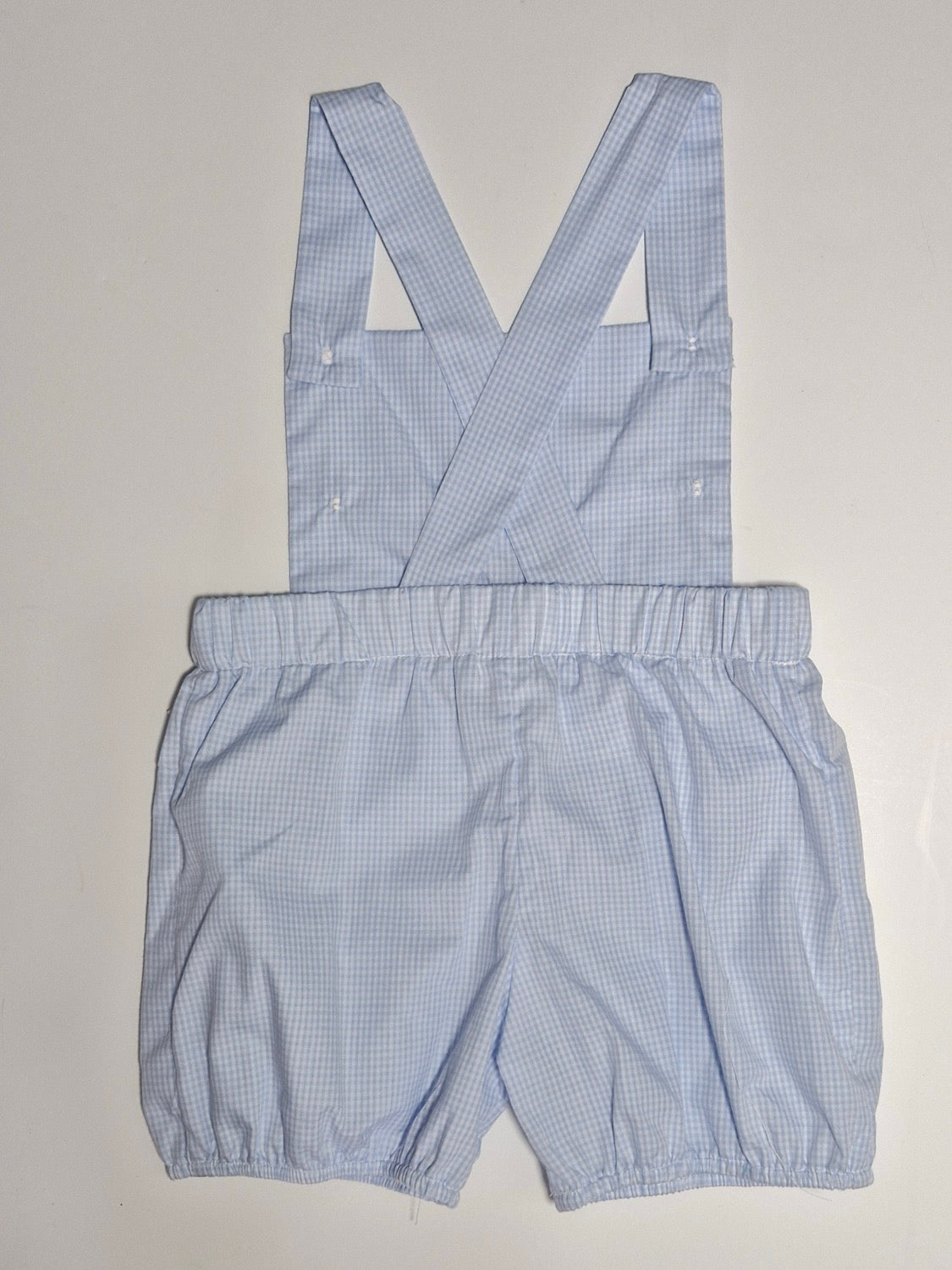 Overall cuadrito celeste