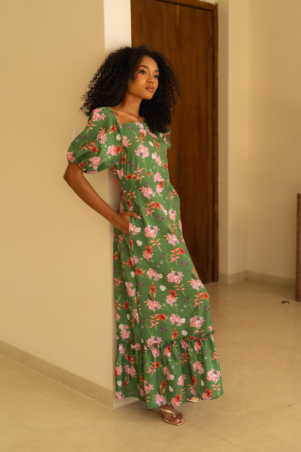 AMBAR DRESS-PRINT FLORESTA
