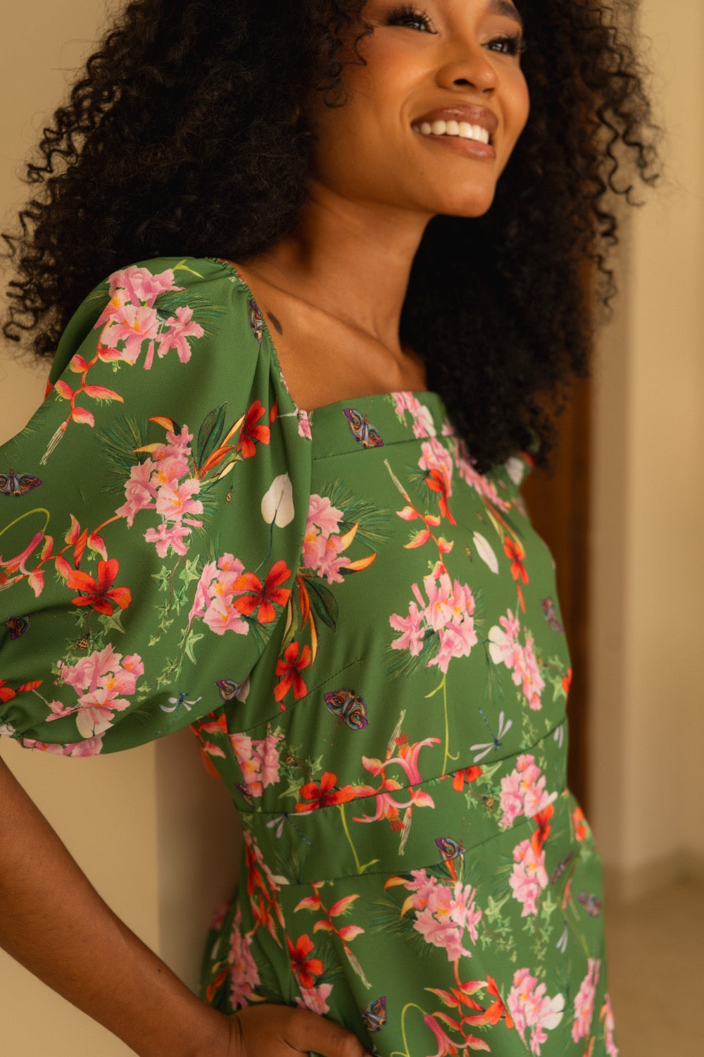 AMBAR DRESS-PRINT FLORESTA