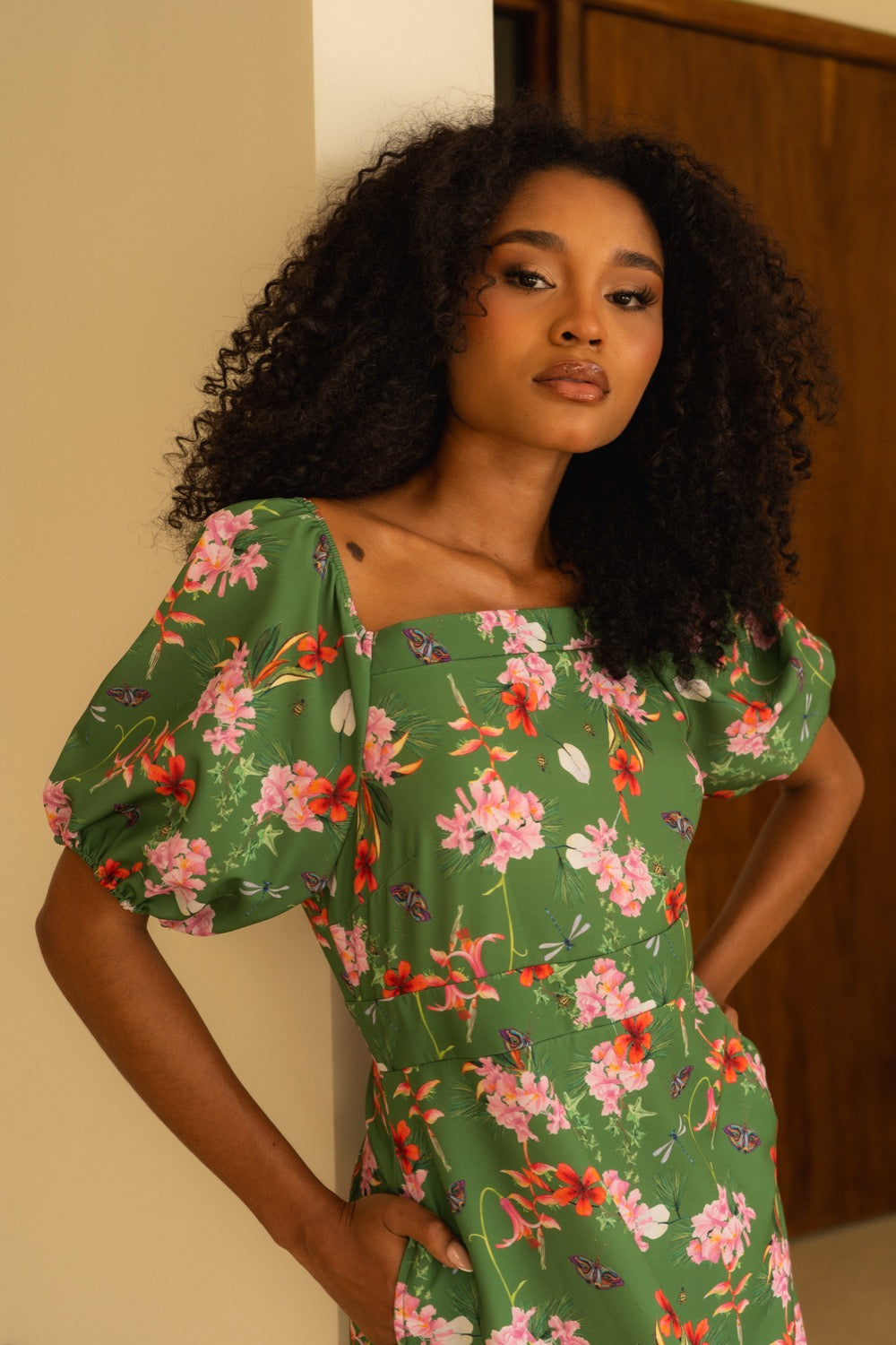 AMBAR DRESS-PRINT FLORESTA