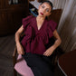 AURORA TOP PEPLUM