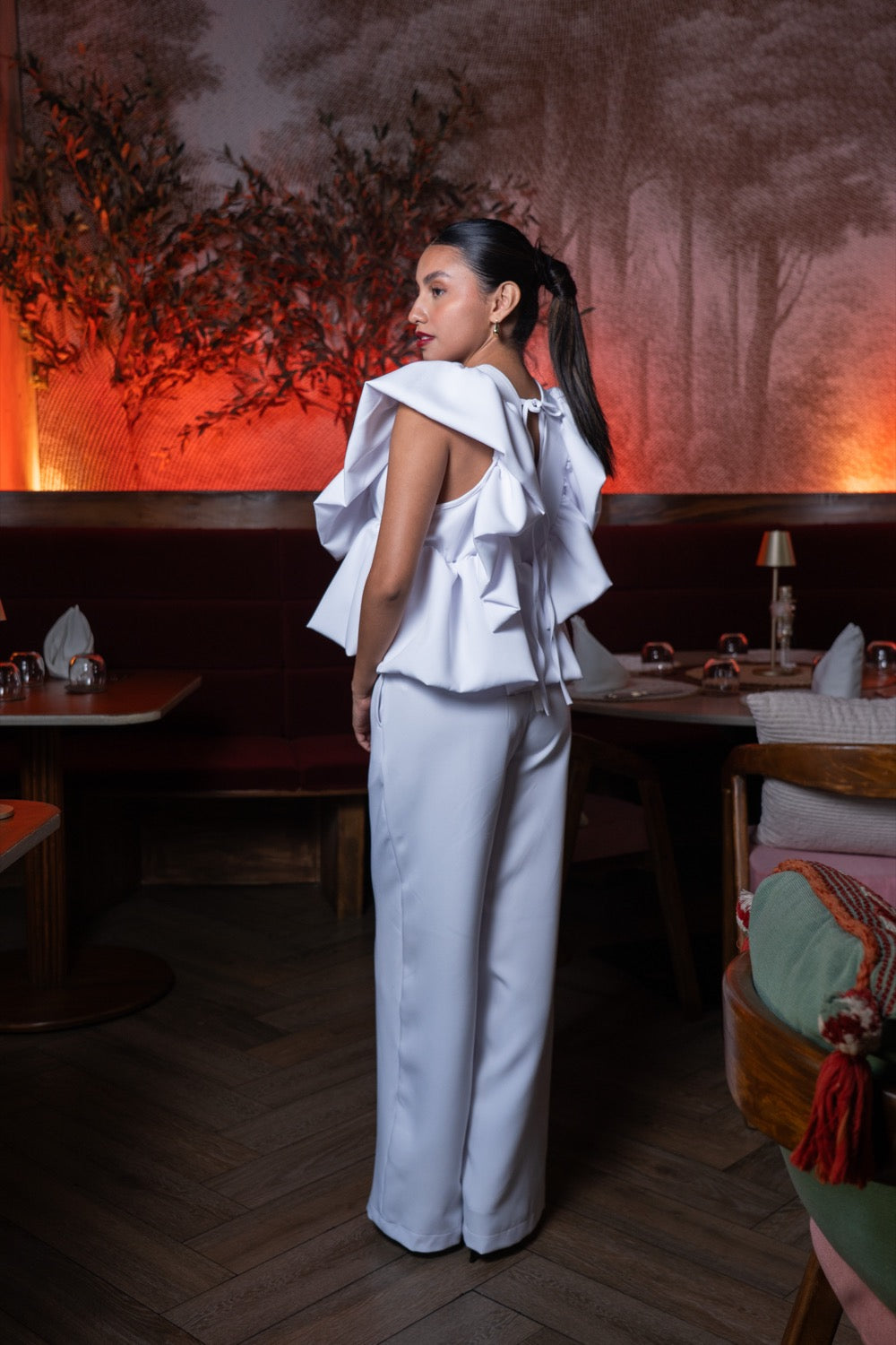 AURORA TOP PEPLUM