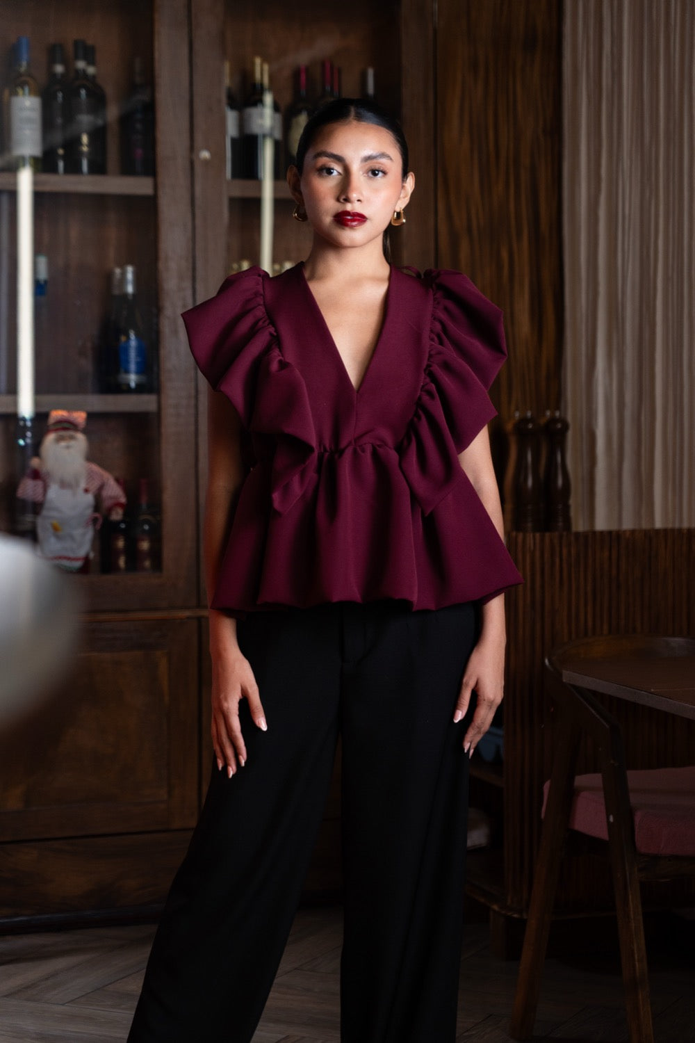 AURORA TOP PEPLUM