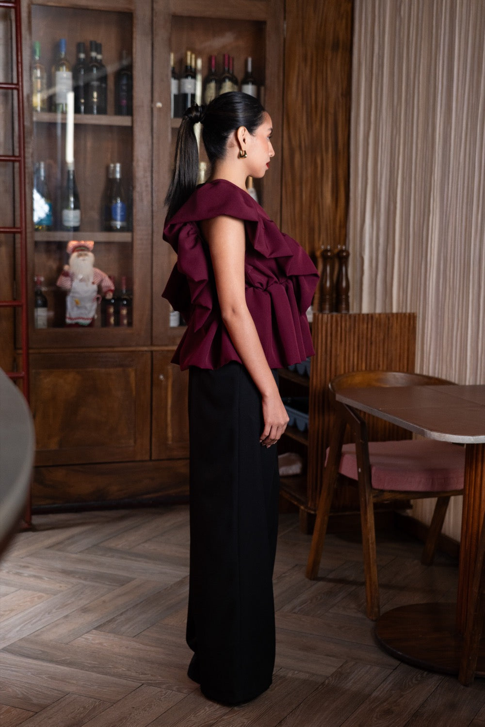 AURORA TOP PEPLUM