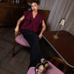 AURORA TOP PEPLUM