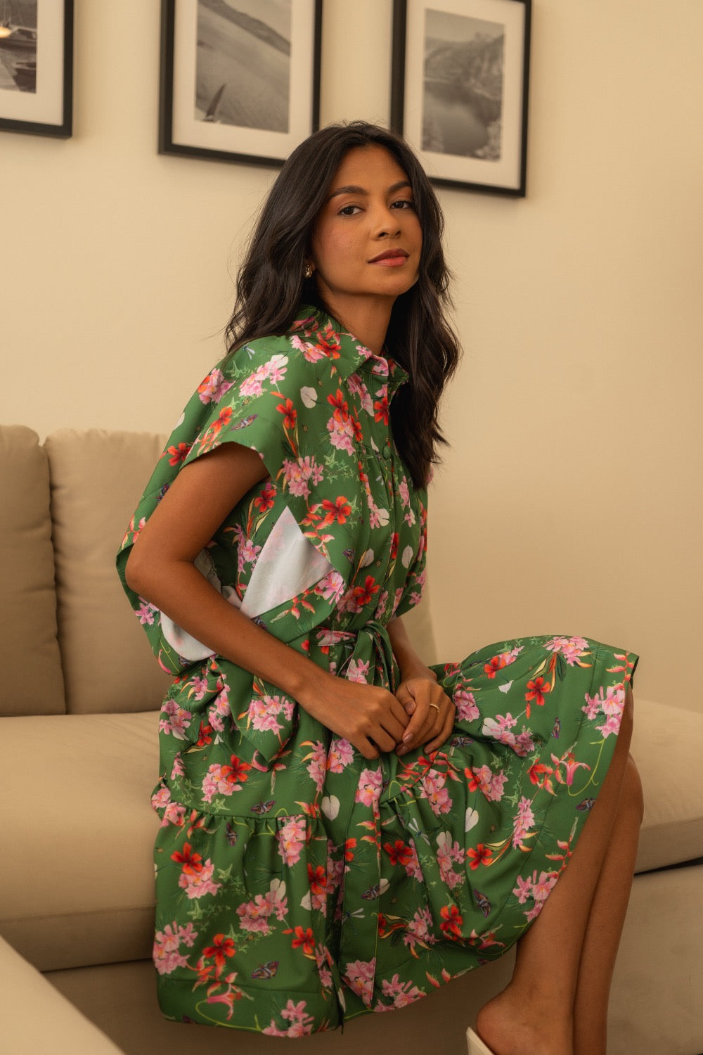 AZALEA DRESS- PRINT FLORESTA