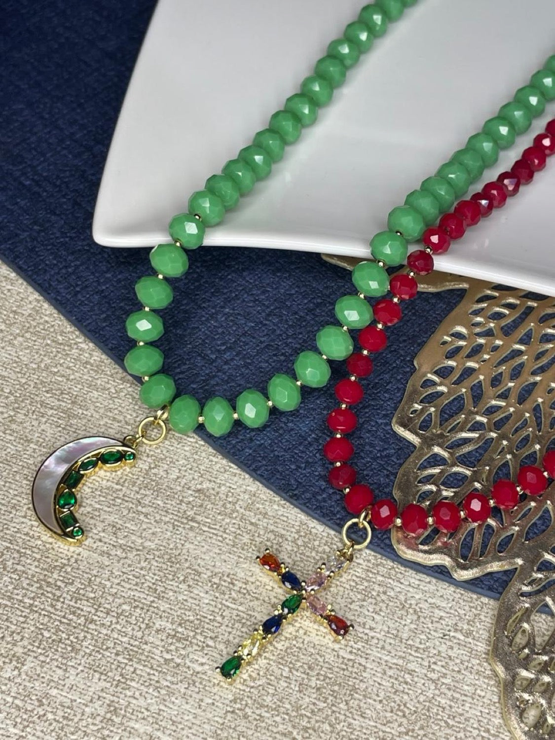 Collar piedras dije
