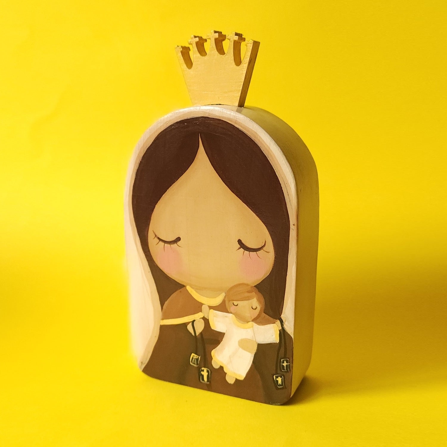 VIRGEN DEL CARMEN MADERA PEQUEÑA