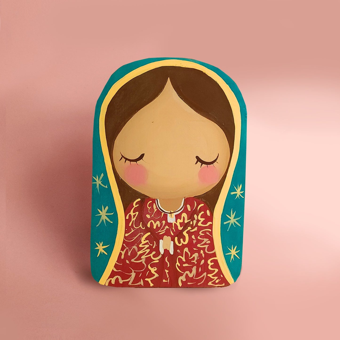 VIRGEN DE GUADALUPE MADERA PEQUEÑA