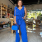 Enterizo tirantes azul