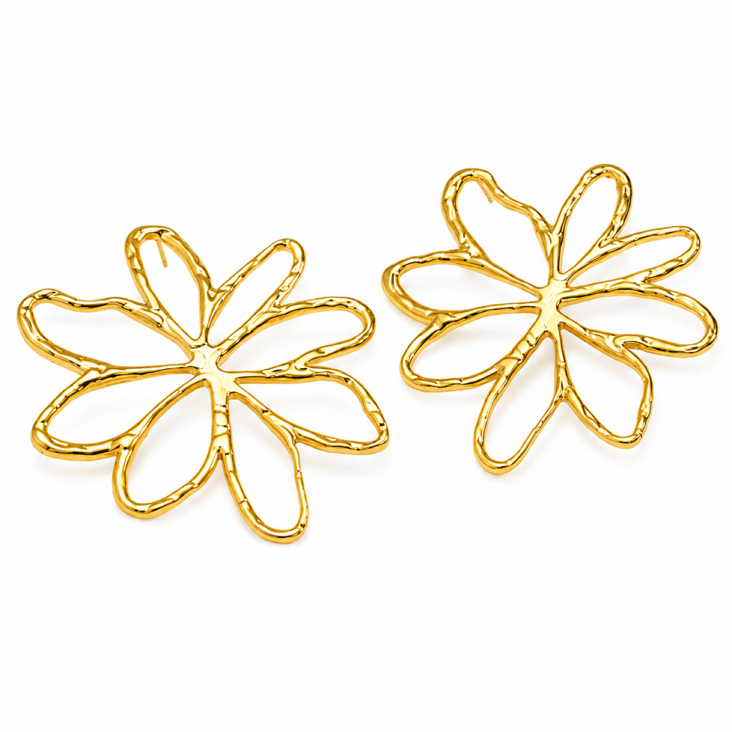 Flores dorados outline