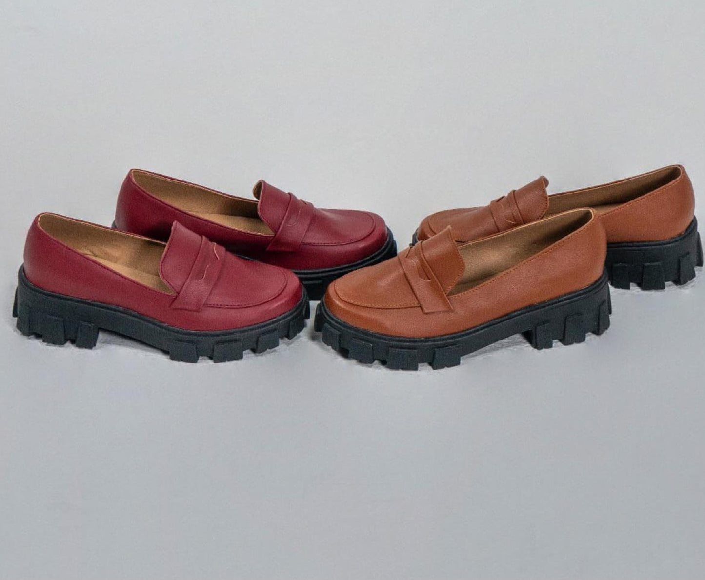 Mocasines de cuero