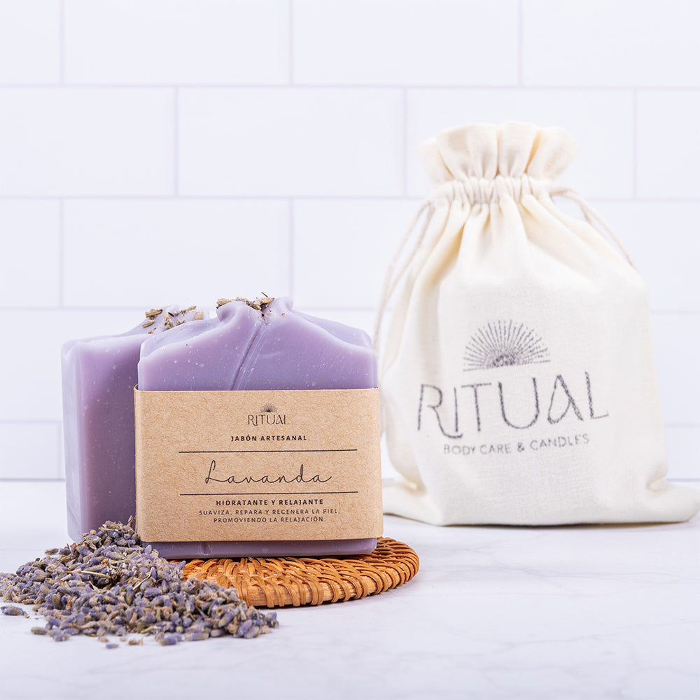 Jabón artesanal Lavanda