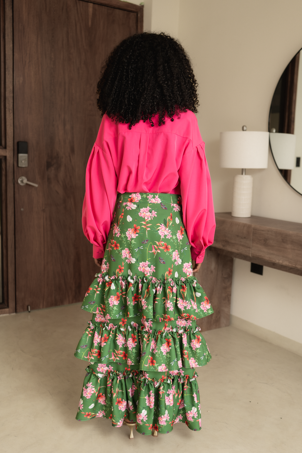 LIRA SKIRT- PRINT FLORESTA