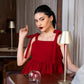 SERENA TOP- PEPLUM