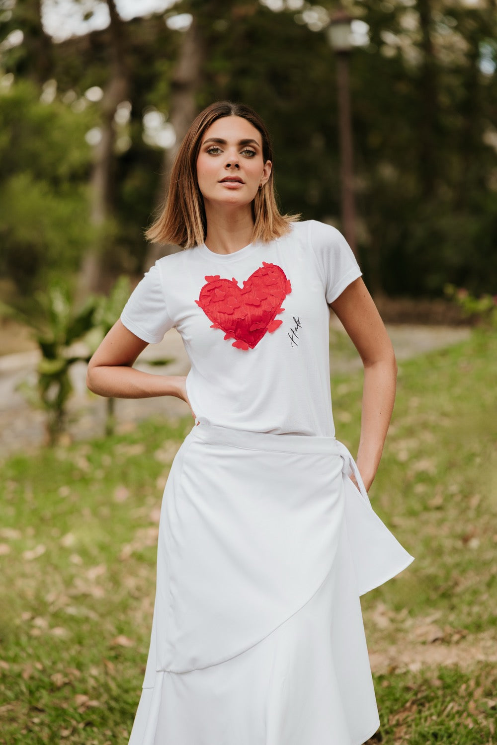 Tee Mariposario blanca 2026