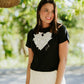 Tee Mariposario negra 2026