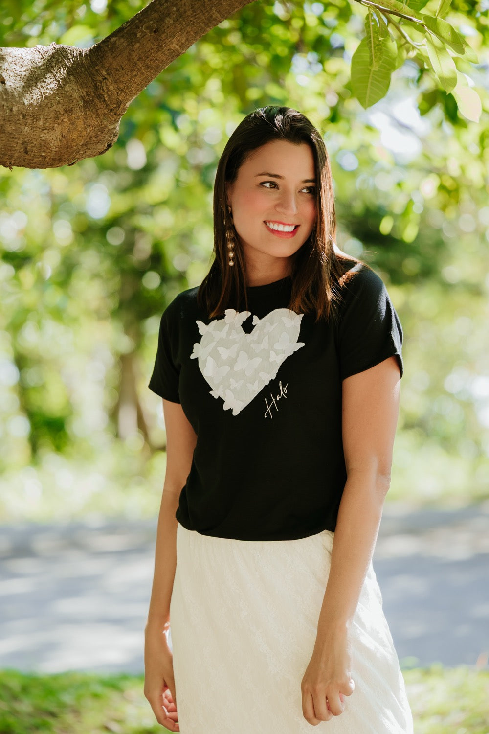 Tee Mariposario negra 2026