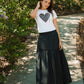 Tees blancas "Lluvia de diamantes"