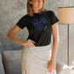 Tees negras "Lluvia de diamantes"