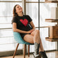 Tees negras "Lluvia de diamantes"