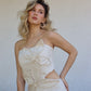 Linen dress with flowers