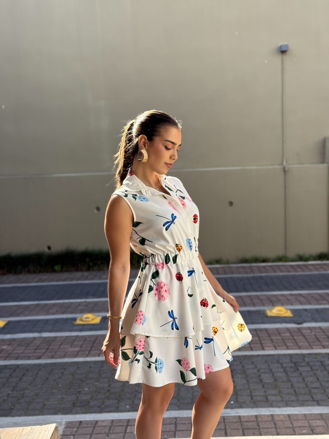 Vestido Hortensia corto 2T