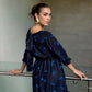 Vestido largo negro Libelulas
