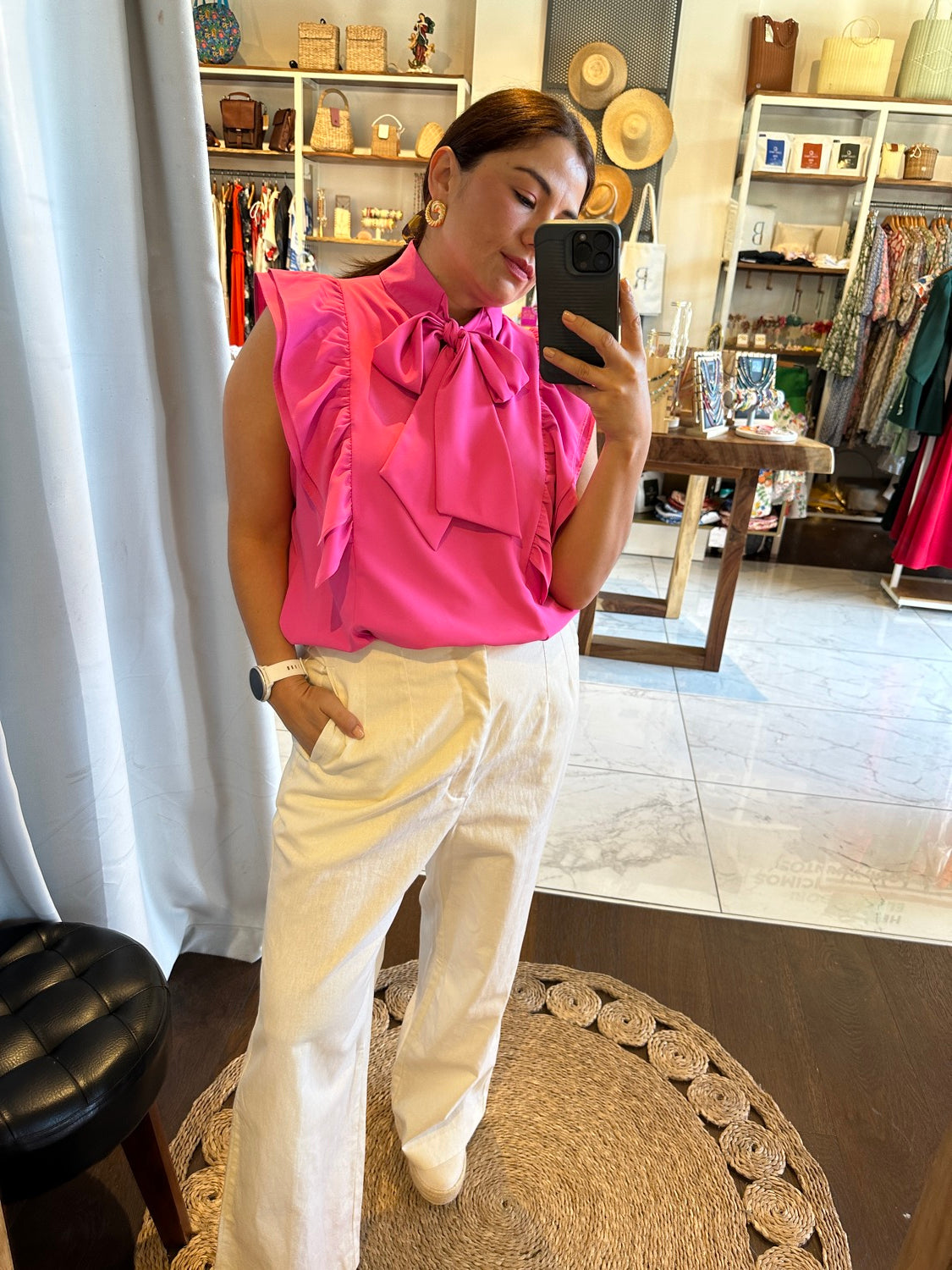Sendero Top rosado
